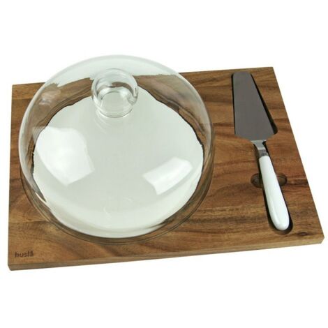 BRETT MIT DECKEL ZUM SERVIEREN VON KÄSE UND KUCHEN HUSLA 73976