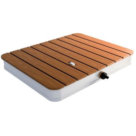 Breuer Fontana Bodendusche Eckig, anschließbar an einen 3/4" Gartenschlauch