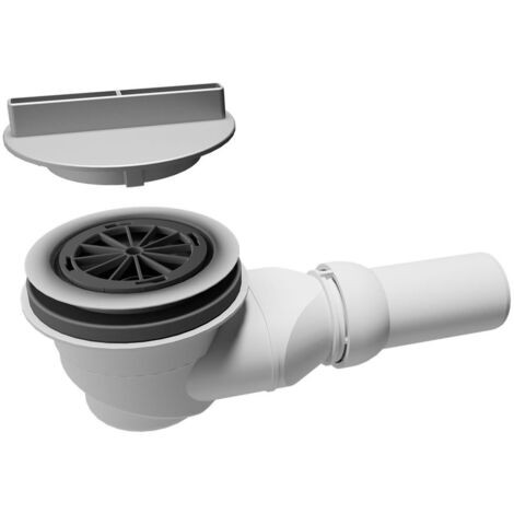 Breuer Lite Line Ablauf waagerecht für Duschwannen der Serie Lite Line mit Durchmesser 50mm waagerechtem Ablauf