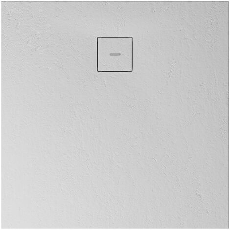 Breuer Modern Line Steinpotik Quadratduschwanne 900x900mm inklusive Siphon, Weiss