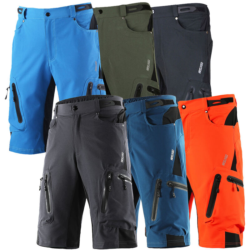 

holgados pantalones cortos de ciclista Pantalon Velo respirables del deporte ocasionales flojas Fit Pantalones cortos Ropa al aire libre que compite