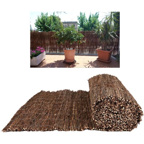 Brezo combinado con mimbre 1 x 3 m, ocultación 95%