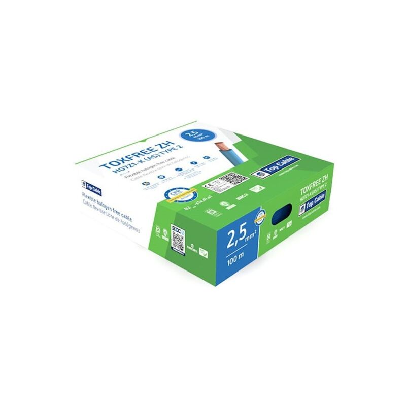 

Cable inter. ho7z1_k 1x2,5 n 100m cj ne - Top Cable