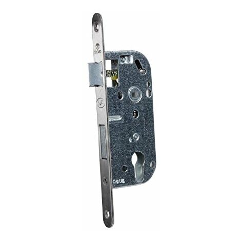 Bricard 2622 - Serratura a incasso asse 40 per porta d'ingresso, norma NF, testata in acciaio inox anti corrosione, colore: Nero