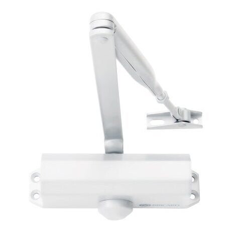 BRICARD 6100201 Force 3 chiudiporta scorrevole, acciaio bianco BRICARD
