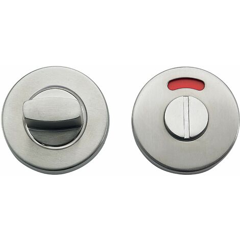 Bricard 667027 - Coppia di rosette in acciaio inox per coperchio wc, con spia luminosa