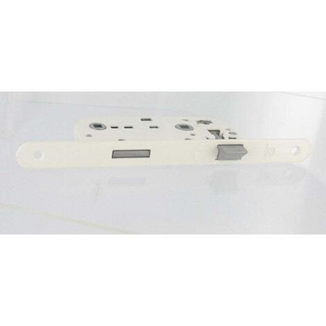 Bricard – Serrure encastrée à condamnation certifiée NF – Axe 40 mm – Réversible pour portes de salle de bains – Résistance à la corrosion 96h