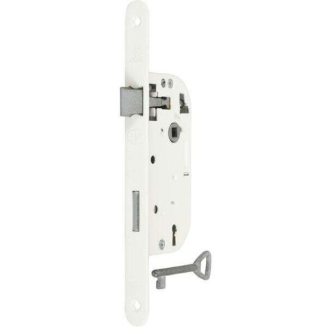 Bricard – Serrure monopoint encastrée – Axe 40 mm – Entraxe 70 mm – Acier – Résistance à la corrosion 96h – Certifiée NF EN 12209:2004