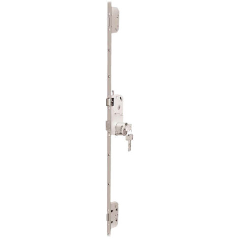 Bricard – Serrure multipoint à larder 3 points A2P – Pênes latéraux en acier renforcé – Axe 50mm – Entraxe 70mm – Têtière bout carré 2040x18mm - 8162410402