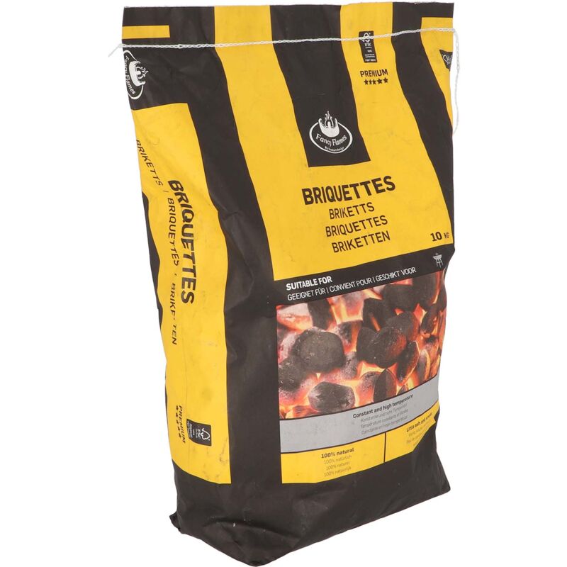 Bricchetti di legno 2 ore di combustione 10 kg