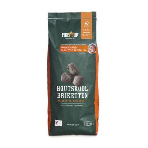 BRICCHETTI OVULI DI CARBONE VEGETALE PREMIUM 3KG