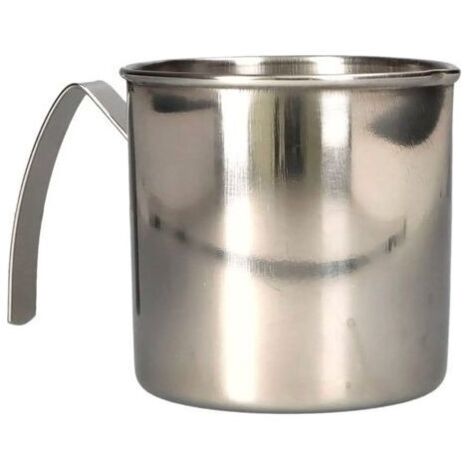 Bricco Cilindrico in acciaio inox Cm 12