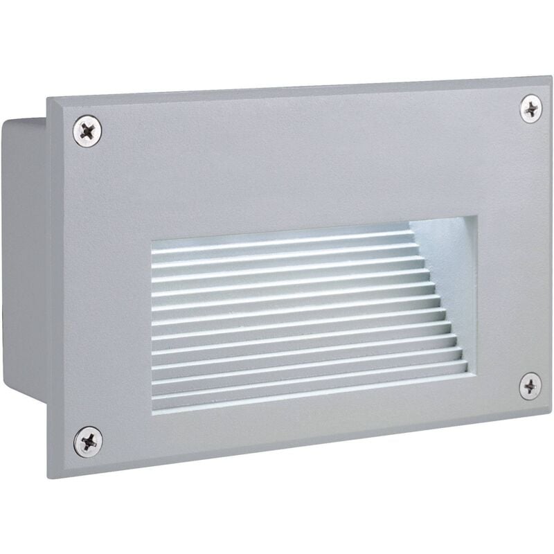 Brick 229702 Luminaire extérieur encastrable led intégrée led f (a - g) 1.4 w gris-argent S44868 - SLV