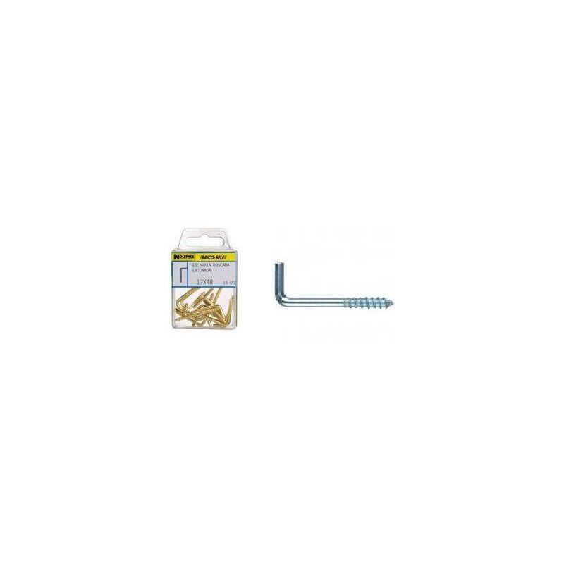 

Alcayatas rosca zincada 19x60 mm. brico self 10 unidades