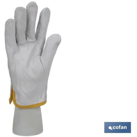 Bricofan Gant Cuir Fleur Taille 9 Blister Unité Vente