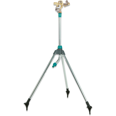Bricoferr Aspersor de impacto metálico 1/2" con trípode
