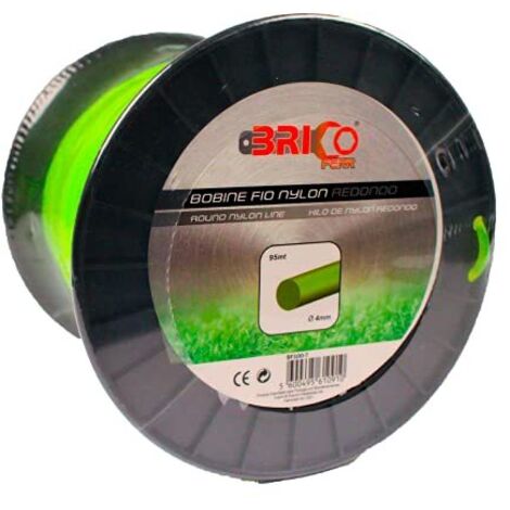 Bricoferr BF100-7 - Filo trimmer (4 mm x 95 metri tondi)