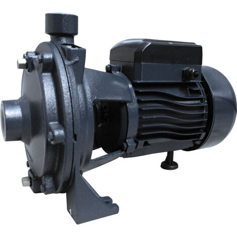 Bricoferr Bomba de Agua c/ Doble Turbina - 1.5HP, 45m de Elevación, 117L/min