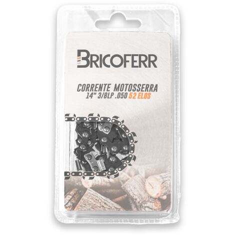 Bricoferr Cadena de motosierra 14" (35,6 cm) 3/8 0,050 52 eslabones.