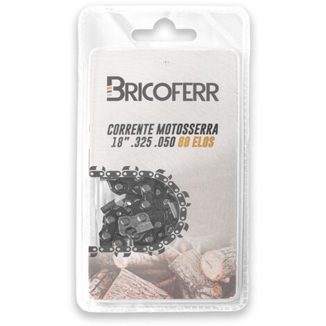 Bricoferr Cadena de motosierra 18" (45,7 cm) 0,325 0,050 68 eslabones.