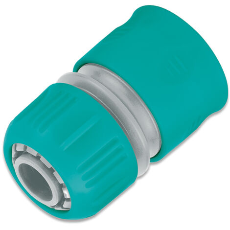 Bricoferr Conector de manguera 25 mm de plástico de alto caudal 19 mm