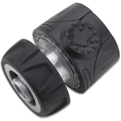 Bricoferr Conector de manguera de aluminio 19 mm
