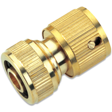 Bricoferr Conector de manguera de latón 19 mm