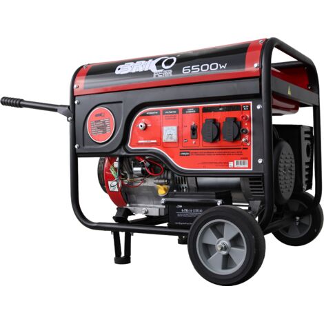Bricoferr Générateur essence - 6,5 KVA, 15HP monophasé