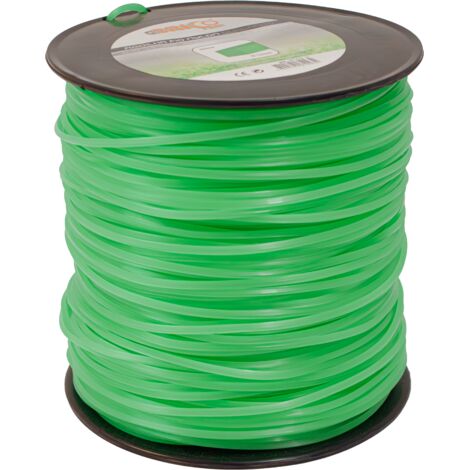 Bricoferr Hilo de nylon cuadrado 3,3 mm 210 m