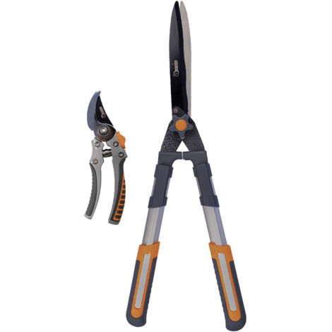 Bricoferr Kit 2 sécateurs : haies ondulées et taille bypass