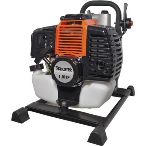 Bricoferr Motobomba de Agua 1.8HP 6500 RPM – 7 m³/h, 30m de Elevación