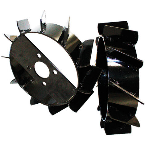Bricoferr Paire de roues en fer 350x8