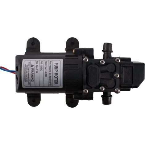 Bricoferr – Pompe moteur pour pulvérisateur électrique 12V DC – Débit 3,6 LPM – Pression 0,6 Mpa – Remplacement moteur pour pulvérisateurs