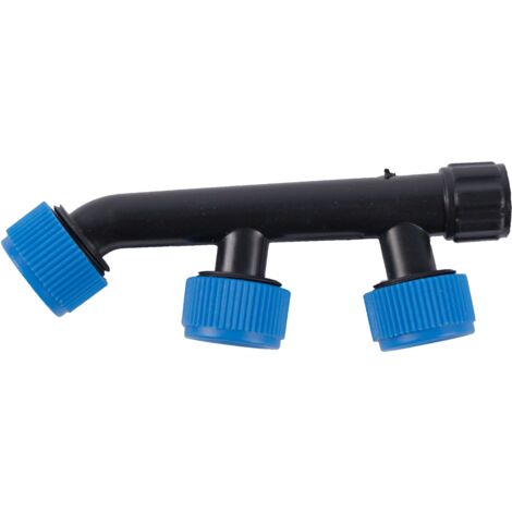Bricoferr Punta de 3 salidas ajustable para pulverizador