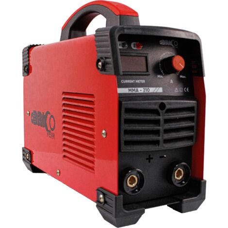 Bricoferr Soldador inverter 210A -  7200W, Electrodos de 1,6-5,0 mm
