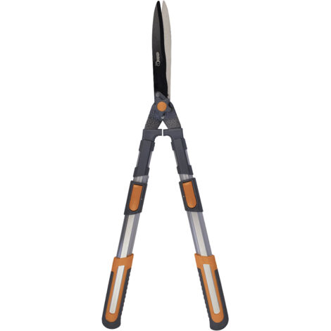 Bricoferr Tijera corta setos extensible hoja ondulada 10''