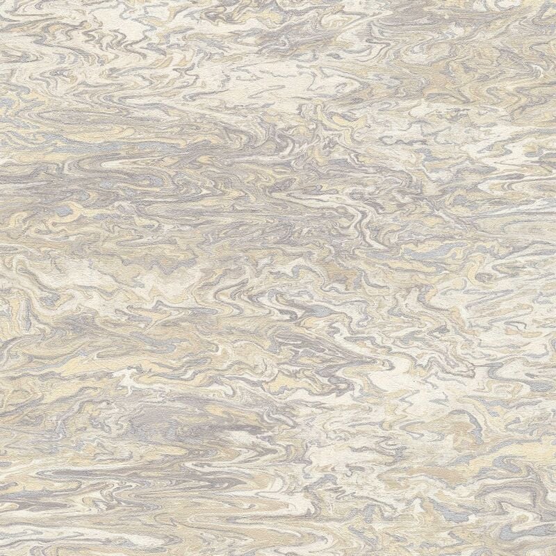 Papier peint intissé crème et beige Tapisserie aspect béton marbre Papier peint luxe idéal pour salon et bureau