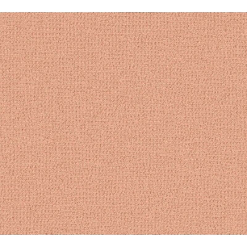 Papier peint uni terracotta Tapisserie intissée texturée Papier peint moderne et élégant idéal pour salon et cuisine