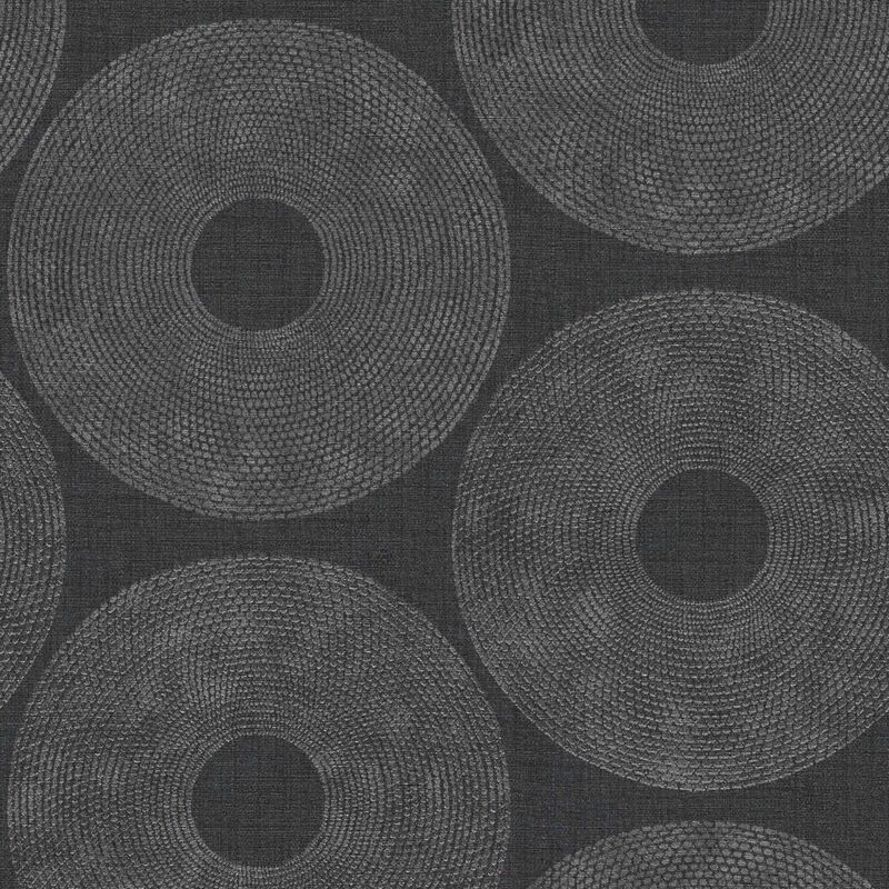 Bricoflor Papier Peint 385243 - Noir, Gris