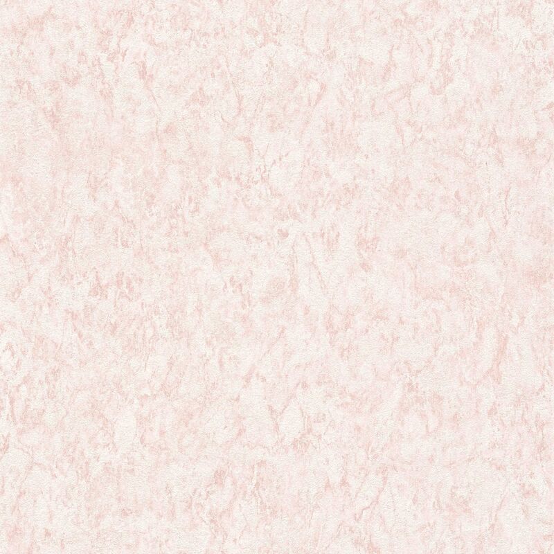 Papier peint intissé rose Tapisserie tendance texturée Papier peint moderne aspect béton idéal pour chambre et couloir