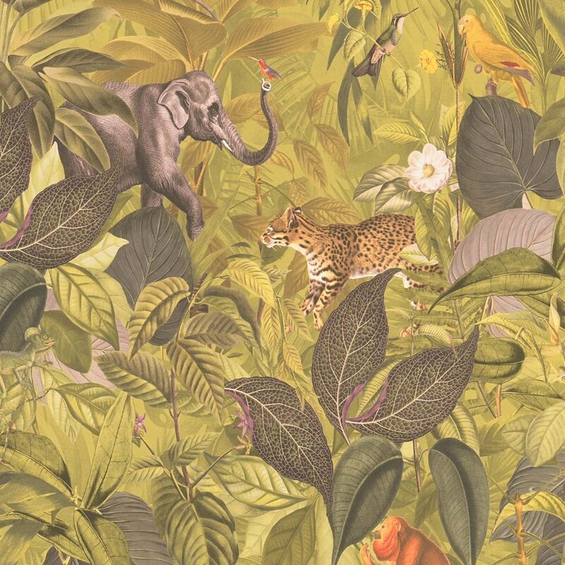 Papier peint PintWalls 387242 - Vert, Marron