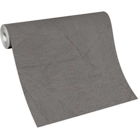 BRICOFLOR Papier Peint graphique taupe Papier Peint intissé effet pierre pour salon, chambre & plus Tapisserie imitation pierre taupe