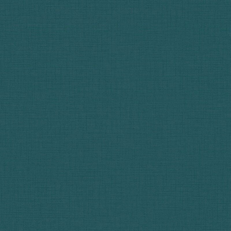 Papier peint intissé bleu pétrole Tapisserie structurée effet textile gaufrage Papier peint moderne minimaliste idéal chambre