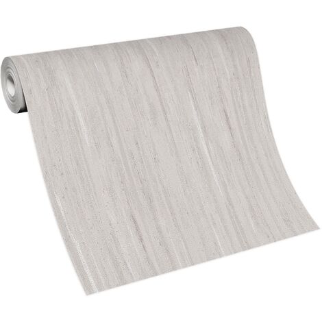 BRICOFLOR Papier Peint taupe uni Tapisserie intissée taupe pour cuisine, chambre & plus Papier Peint moderne texturé taupe idéal pour salon