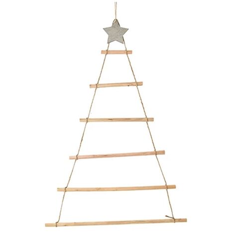Bricolage en Bois Arbre de NoëL en Bois Tenture Murale Arbre de NoëL un DéCoration pour Ornements Bois Couleur