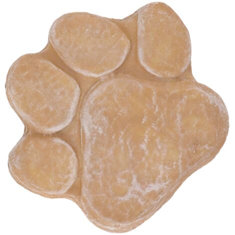 Bricolage Pierre Commémorative pour Animaux de Compagnie Pierre Tombale pour Animaux de Compagnie Jardin Pierre Commémorative Monument pour Animaux de Compagnie Chien Empreinte de (Jaune Sable)