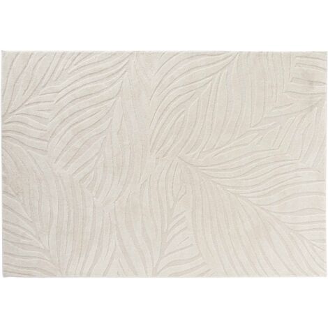 Bricoline – Tapis shaggy rectangulaire uni en relief 230x160 cm – Certifié Oeko-TEX – Tissage robuste pour usage quotidien