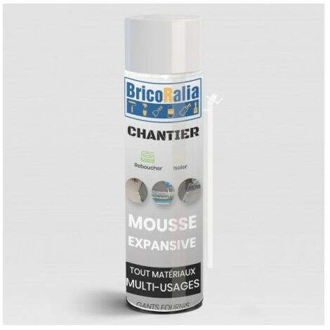 BRICORALIA Mousse Chantier500ml - DL CHEMICAL