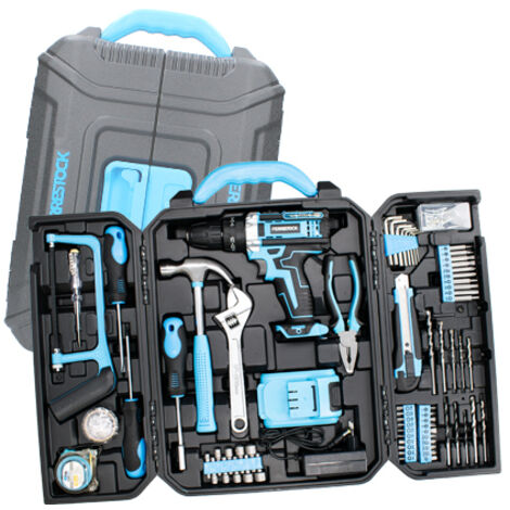 BRICOSET TALADRO PERCUTOR + HERRAMIENTAS