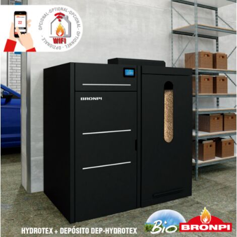 BRICOSOL CALDERA DE PELLET BRONPI MODELO HYDROTEX 23 KW